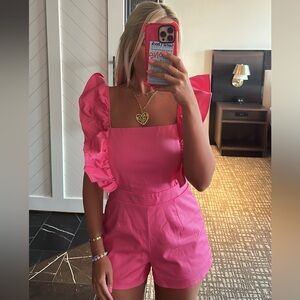 Le Lis pink romper worn once